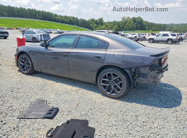 2C3CDXHG4KH615035 2019 DODGE CHARGER Charcoal Rear left