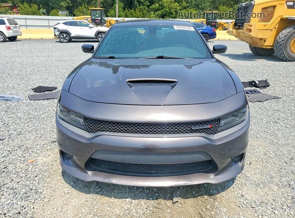 2C3CDXHG4KH615035 2019 DODGE CHARGER Charcoal Front view