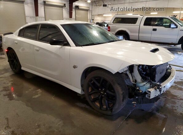 2C3CDXHG4KH747017 2019 DODGE CHARGER White Przód prawy