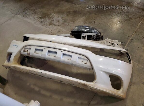 2C3CDXHG4KH747017 2019 DODGE CHARGER White Widok komory silnika