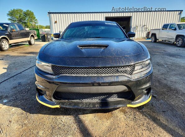 2C3CDXHG4MH530375 2021 DODGE CHARGER Black Front view
