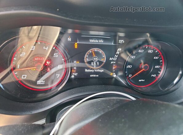 2C3CDXHG4MH530375 2021 DODGE CHARGER Black Instrument cluster view