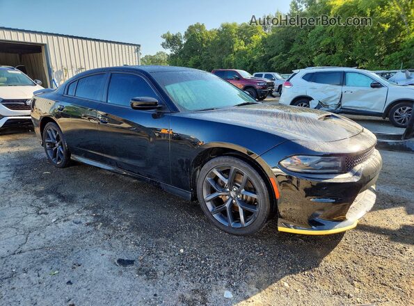 2C3CDXHG4MH530375 2021 DODGE CHARGER Black Front right