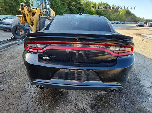 2C3CDXHG4MH530375 2021 DODGE CHARGER Black Rear view