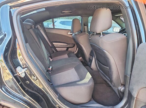 2C3CDXHG4MH530375 2021 DODGE CHARGER Black Rear seats view