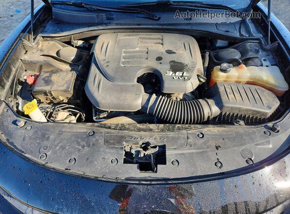2C3CDXHG4MH530375 2021 DODGE CHARGER Black Rear interior view