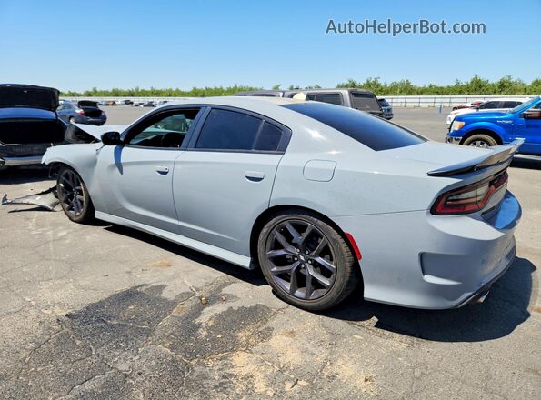 2C3CDXHG4MH569192 2021 DODGE CHARGER Gray Rear left