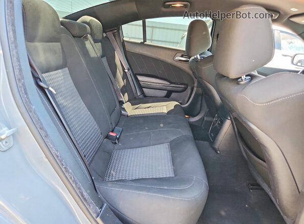 2C3CDXHG4MH569192 2021 DODGE CHARGER Gray Rear seats view