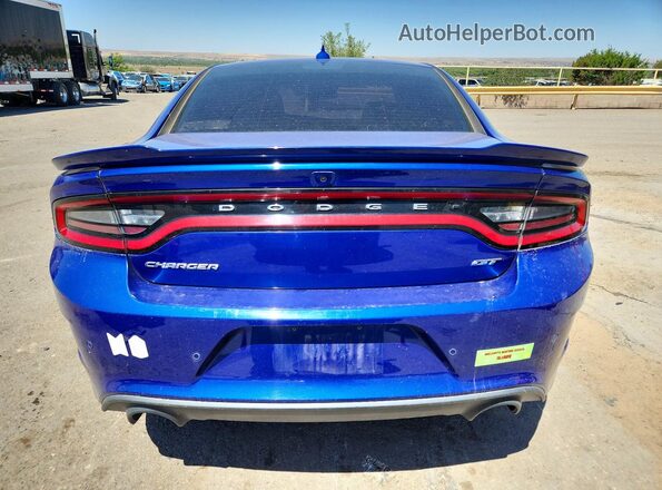 2C3CDXHG4NH192638 2022 DODGE CHARGER Blue Vista trasera