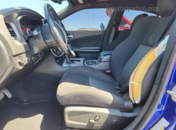2C3CDXHG4NH192638 2022 DODGE CHARGER Blue Vista interior delantera