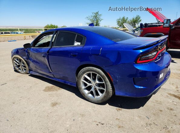 2C3CDXHG4NH192638 2022 DODGE CHARGER Blue Trasero izquierdo
