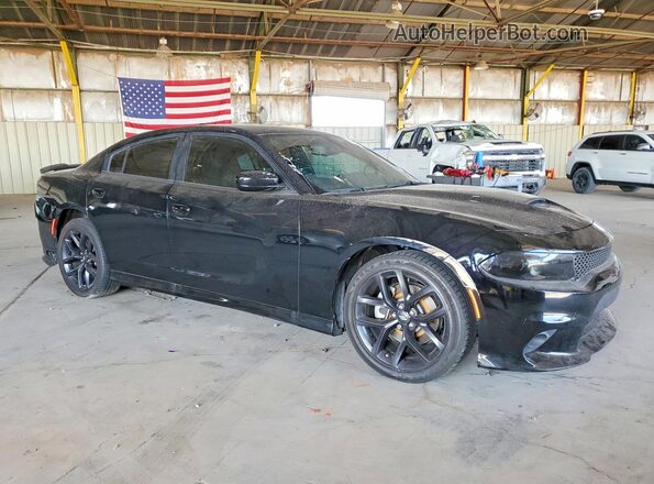 2C3CDXHG4NH221636 2022 DODGE CHARGER Black Front interior view