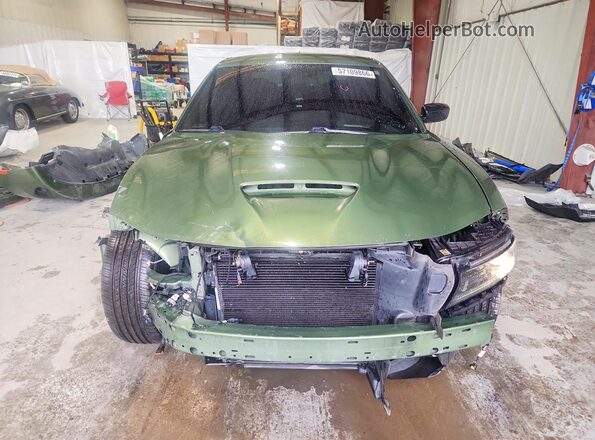2C3CDXHG4NH240770 2022 DODGE CHARGER Green Դիմացի տեսք