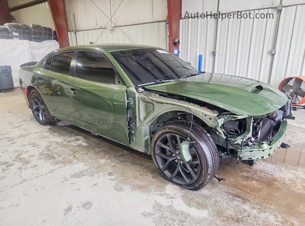 2C3CDXHG4NH240770 2022 DODGE CHARGER Green Առջևի աջ