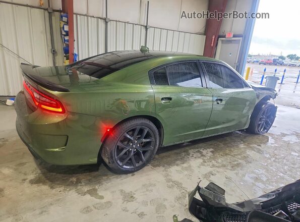2C3CDXHG4NH240770 2022 DODGE CHARGER Green Հետևի աջ