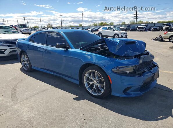 2C3CDXHG4PH566247 2023 DODGE CHARGER Blue Front right
