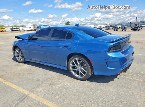 2C3CDXHG4PH566247 2023 DODGE CHARGER Blue Rear left
