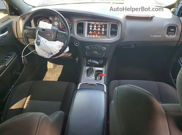 2C3CDXHG4PH566247 2023 DODGE CHARGER Blue Dashboard view