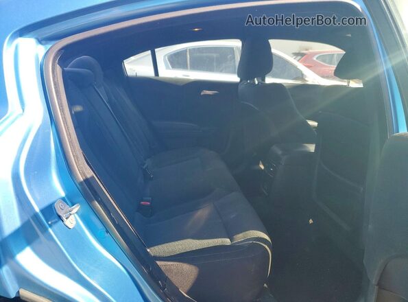2C3CDXHG5GH115151 2016 DODGE CHARGER Blue Vista de los asientos traseros