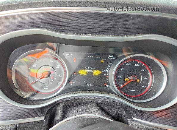 2C3CDXHG5GH129471 2016 DODGE CHARGER White Սարքավորումների վահանակի տեսք