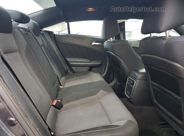 2C3CDXHG5GH191999 2016 DODGE CHARGER Charcoal Widok tylnych siedzeń