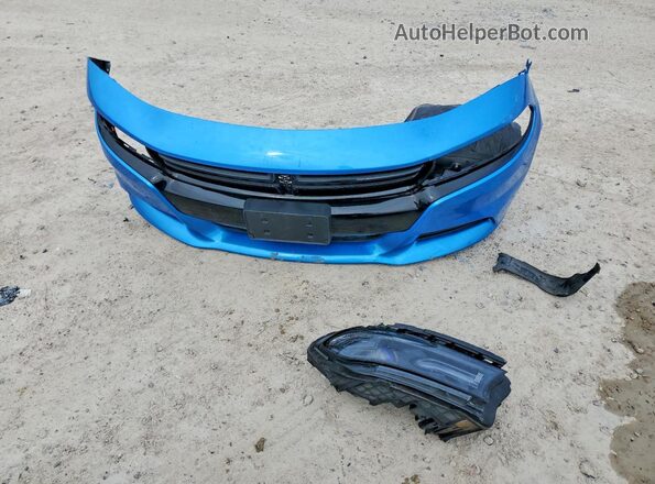 2C3CDXHG5GH210843 2016 DODGE CHARGER Blue Շարժիչի բաժամունքի տեսք
