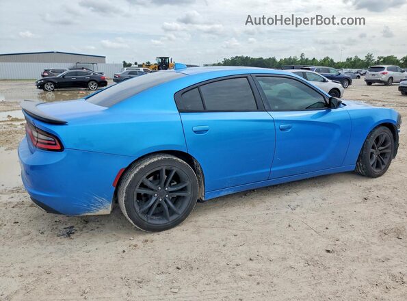 2C3CDXHG5GH210843 2016 DODGE CHARGER Blue Հետևի աջ