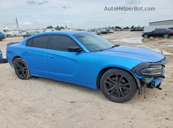 2C3CDXHG5GH210843 2016 DODGE CHARGER Blue Առջևի աջ
