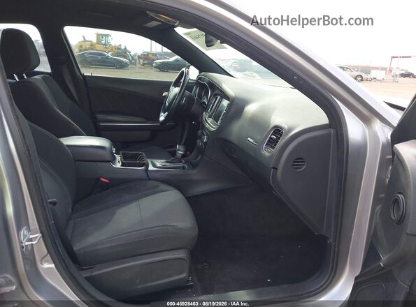 2C3CDXHG5GH302017 2016 DODGE CHARGER Silver Vista interior delantera
