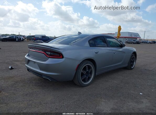 2C3CDXHG5GH302017 2016 DODGE CHARGER Silver Trasero derecho