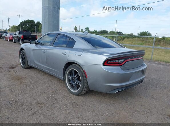 2C3CDXHG5GH302017 2016 DODGE CHARGER Silver Trasero izquierdo