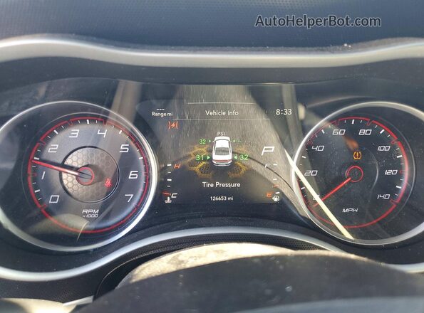 2C3CDXHG5GH339360 2016 DODGE CHARGER Белый Вид щитка приборов