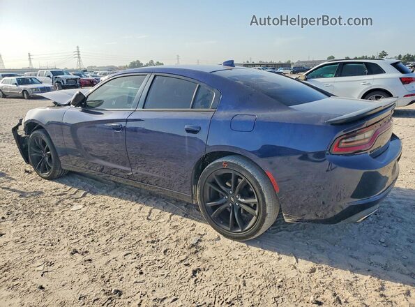 2C3CDXHG5HH593068 2017 DODGE CHARGER Blue Հետևի ձախ
