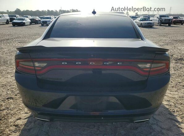 2C3CDXHG5HH593068 2017 DODGE CHARGER Blue Հետևի տեսք