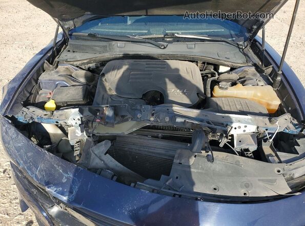 2C3CDXHG5HH593068 2017 DODGE CHARGER Blue Շարժիչի բաժամունքի տեսք