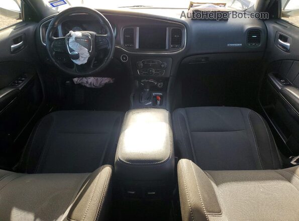2C3CDXHG5HH593068 2017 DODGE CHARGER Blue Առջևի վահանակի տեսք