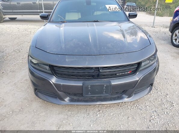 2C3CDXHG5HH623802 2017 DODGE CHARGER Gray Вид щитка приладів