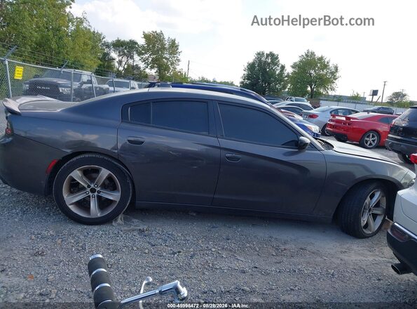 2C3CDXHG5HH623802 2017 DODGE CHARGER Gray Вид задньої частини салону