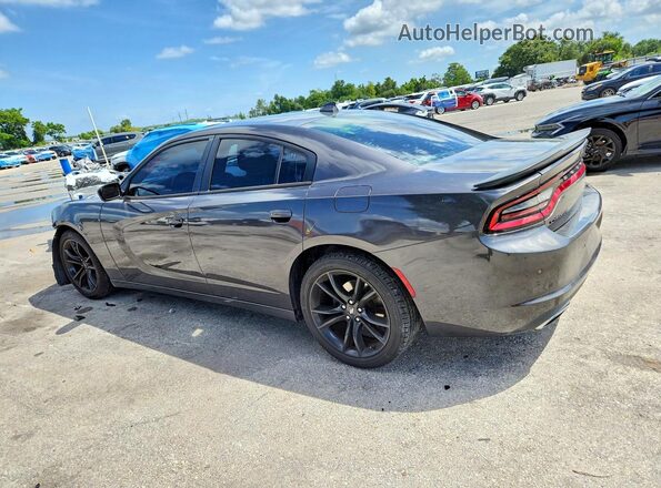 2C3CDXHG5HH653088 2017 DODGE CHARGER Серый Задняя левая четверть
