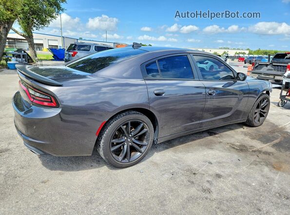 2C3CDXHG5HH653088 2017 DODGE CHARGER Серый Задняя правая четверть