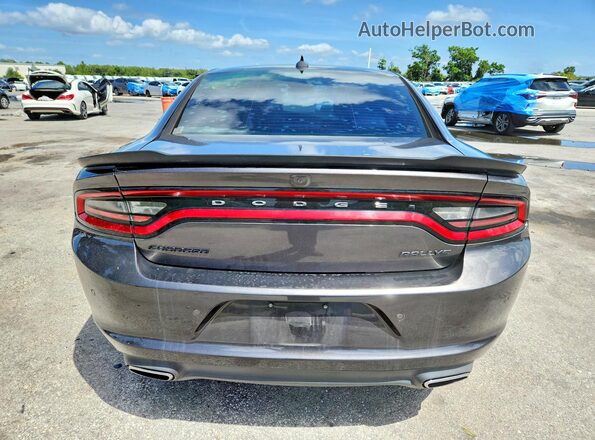 2C3CDXHG5HH653088 2017 DODGE CHARGER Серый Вид сзади