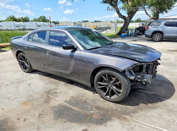 2C3CDXHG5HH653088 2017 DODGE CHARGER Серый Передняя правая четверть