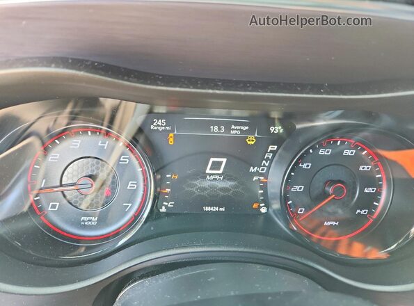 2C3CDXHG5HH653088 2017 DODGE CHARGER Серый Вид щитка приборов