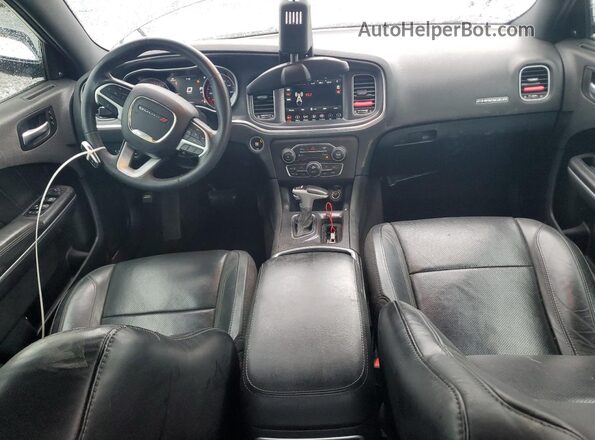 2C3CDXHG5JH158136 2018 DODGE CHARGER Black Dashboard view