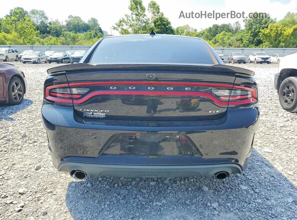 2C3CDXHG5KH527286 2019 DODGE CHARGER Black Rear view