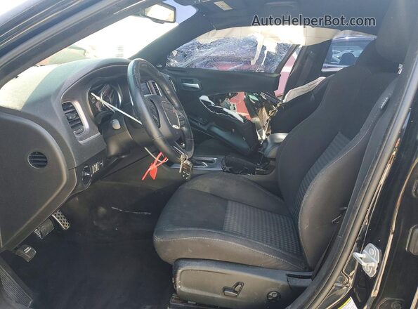 2C3CDXHG5KH527286 2019 DODGE CHARGER Black Front interior view