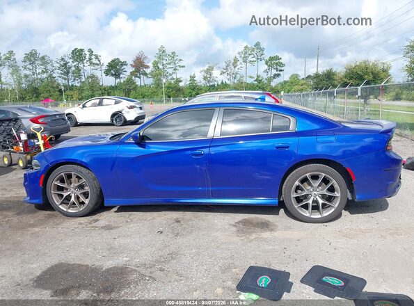 2C3CDXHG5KH626948 2019 DODGE CHARGER Blue Vista interior de 360 grados