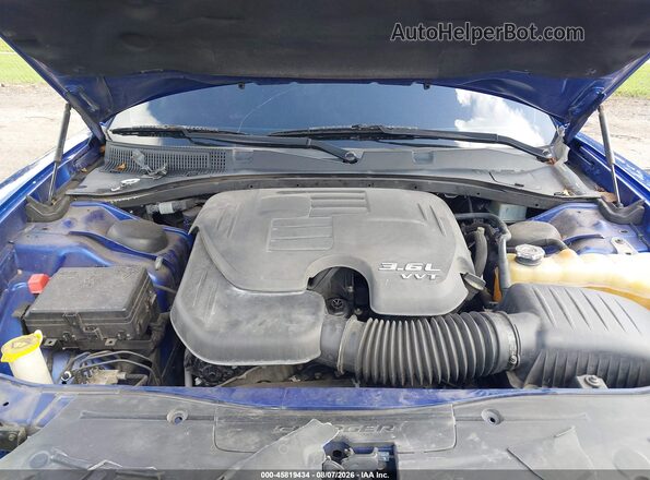2C3CDXHG5KH626948 2019 DODGE CHARGER Blue Vista trasera