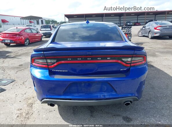 2C3CDXHG5KH626948 2019 DODGE CHARGER Blue 