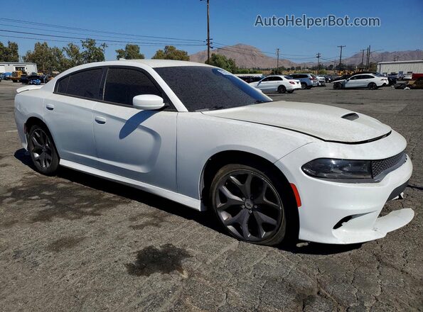 2C3CDXHG5KH685014 2019 DODGE CHARGER White Front right